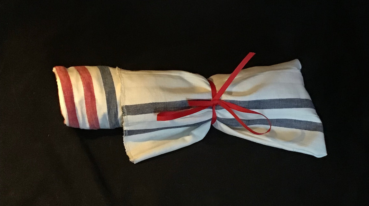 Caftan cotton stripe in red white & blue
