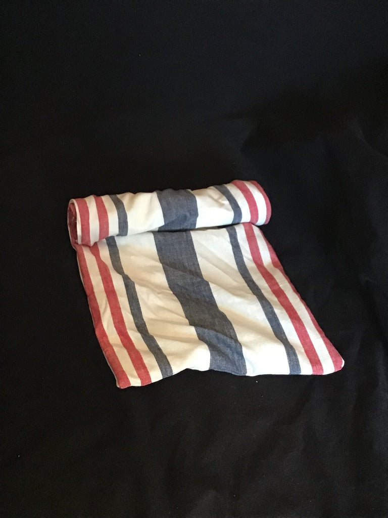 Caftan cotton stripe in red white & blue