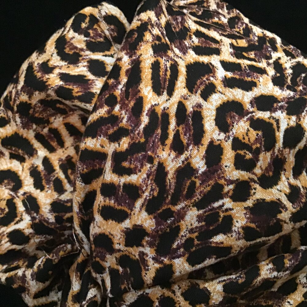 Leopard print: Black and brown classic