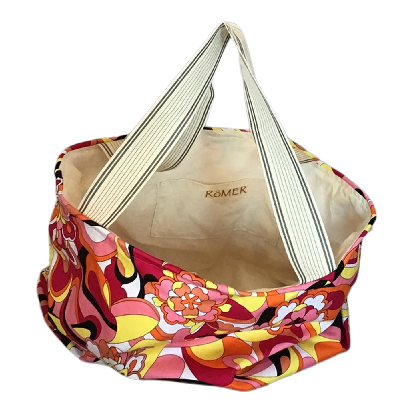 Tote bag in cotton Pucci-inspired print