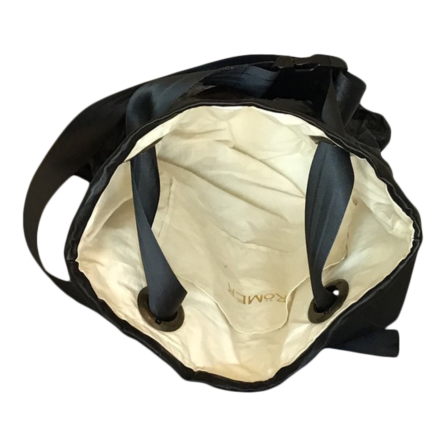 Morphy Black Vegan Leather adjustable strap messenger bag