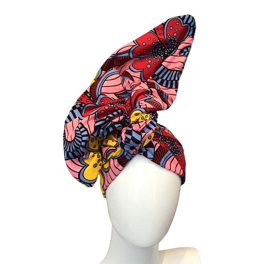 Twisturban® Turban in Mod bright print cotton