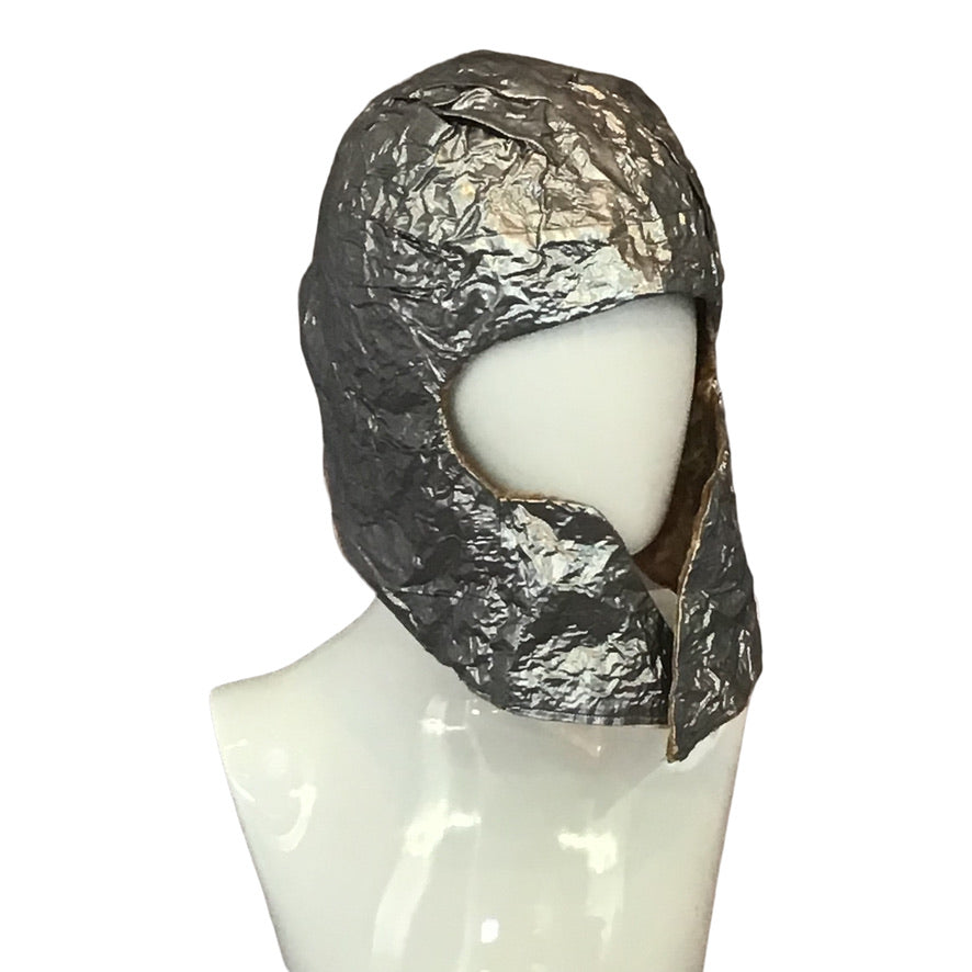 Morphy silver metallic helmet