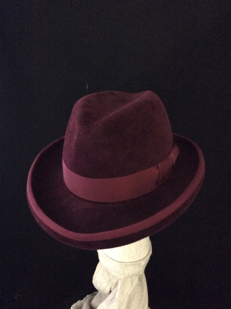 Tommy Fedora In Coney Fur Felt