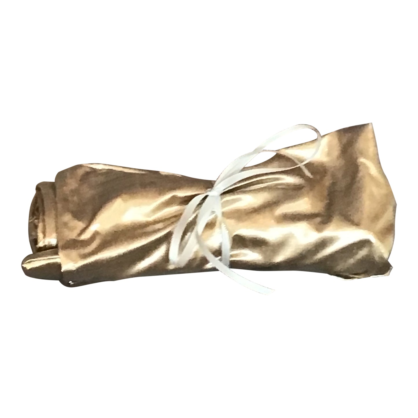 Silk Shantung Twisturban Turban in Metallic Platinum