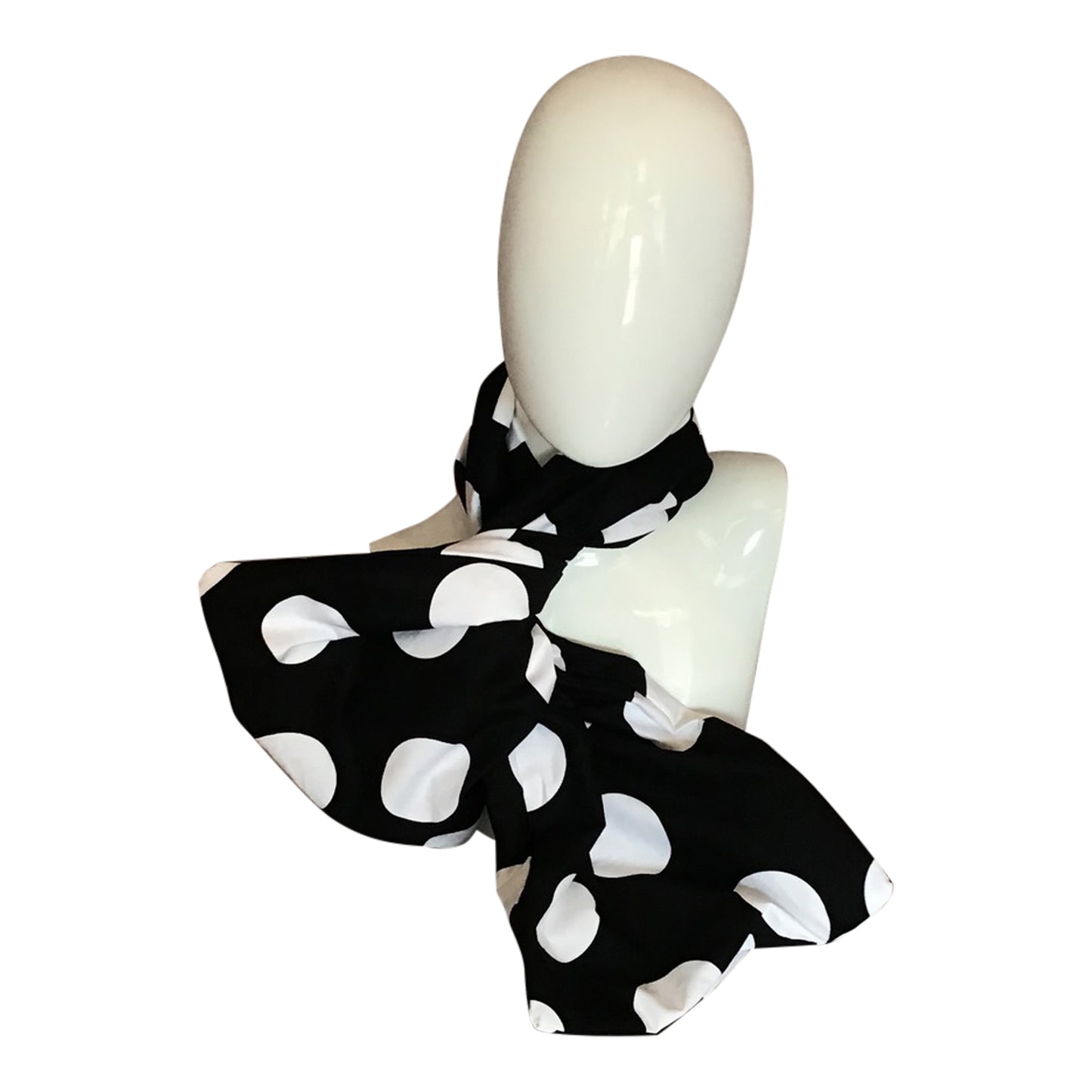 XL Dots!  .... Black with White