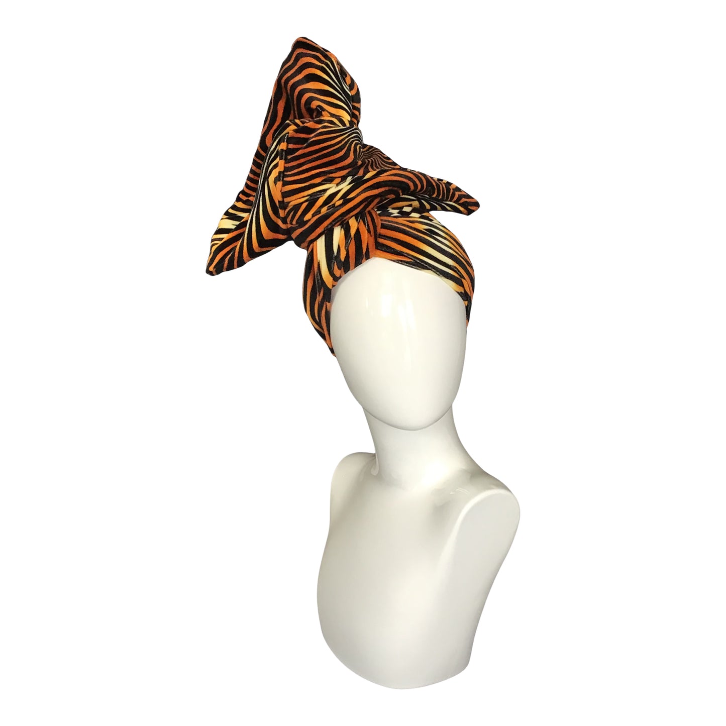 Velvet Twisturban® in "Okapi" pattern