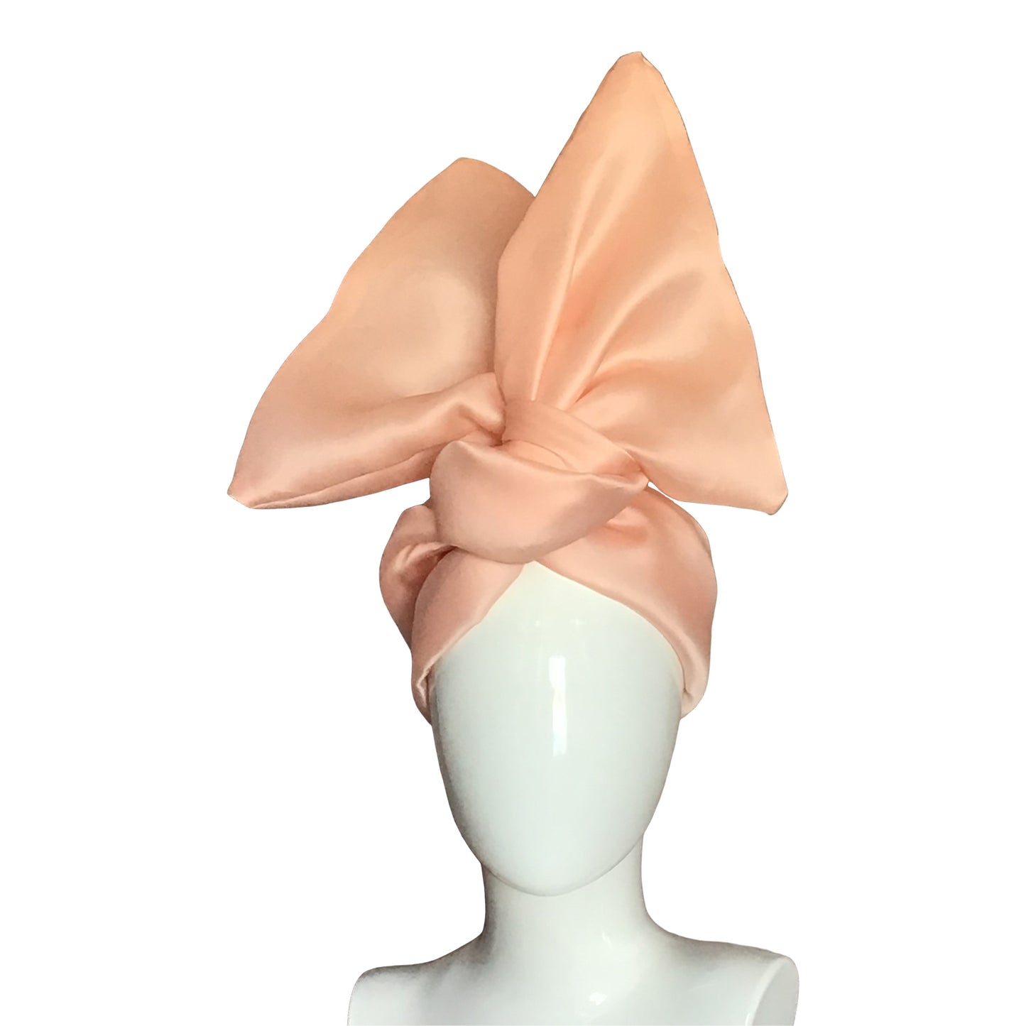 Silk Organza Twisturban Turban in soft pink