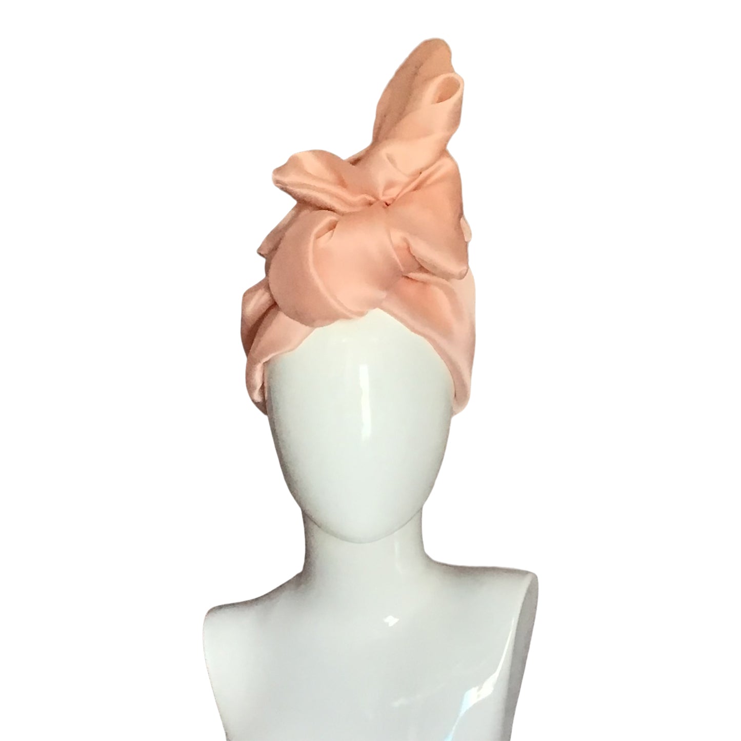 Silk Organza Twisturban Turban in soft pink