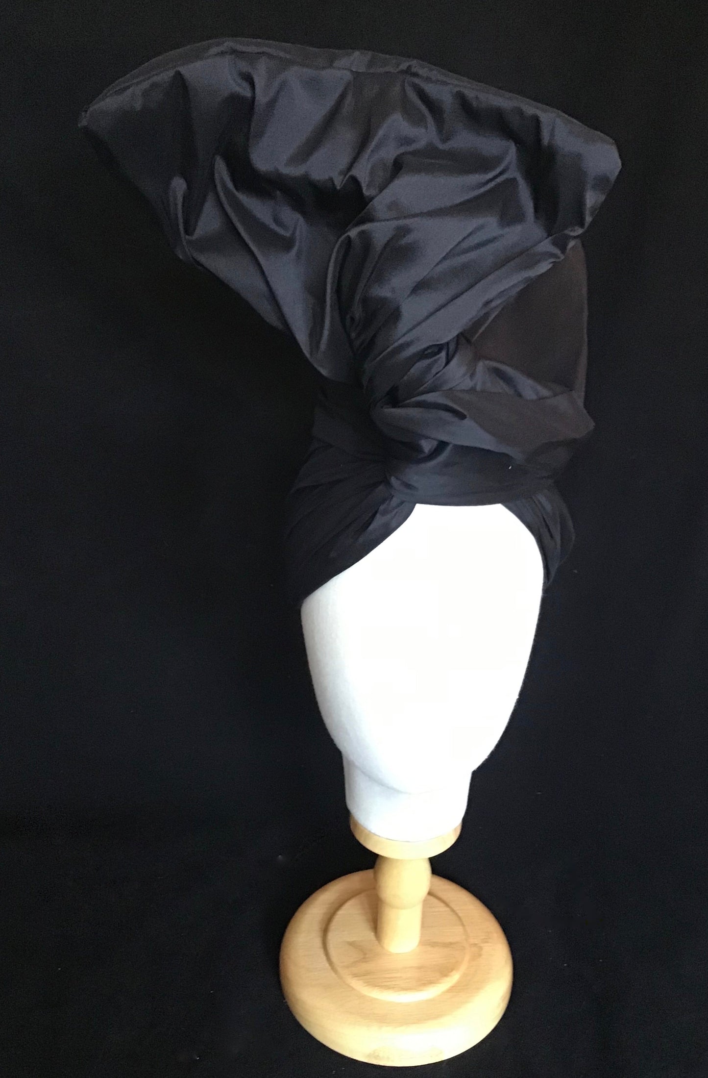 Lady KKZ silk shantung in black XL