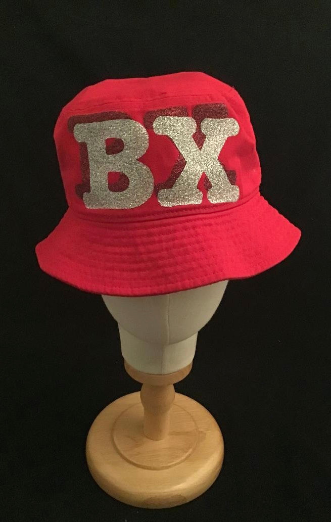 BX bucket Red with silver S/M