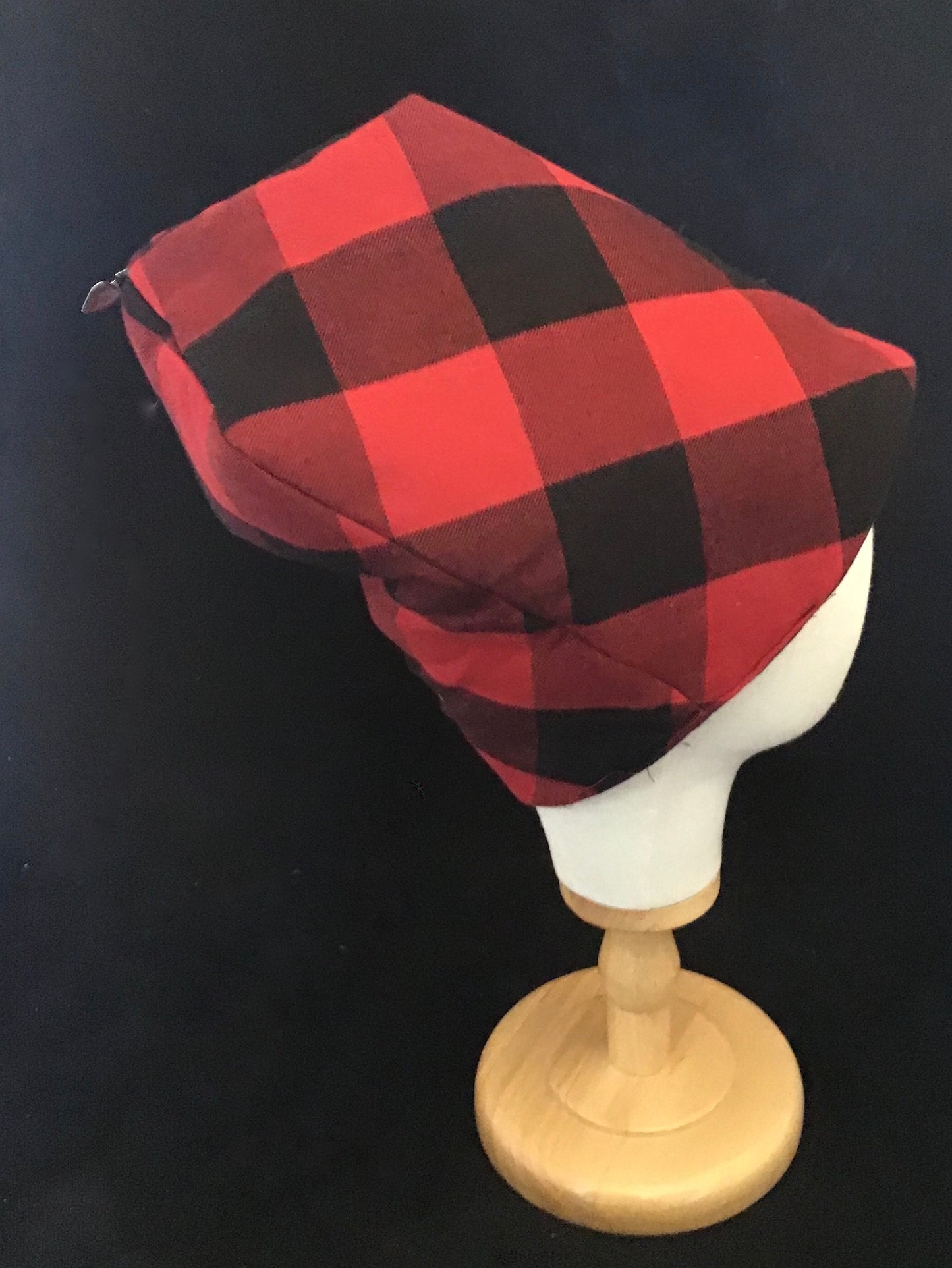 Insulated Buffalo plaid Toque with milagro