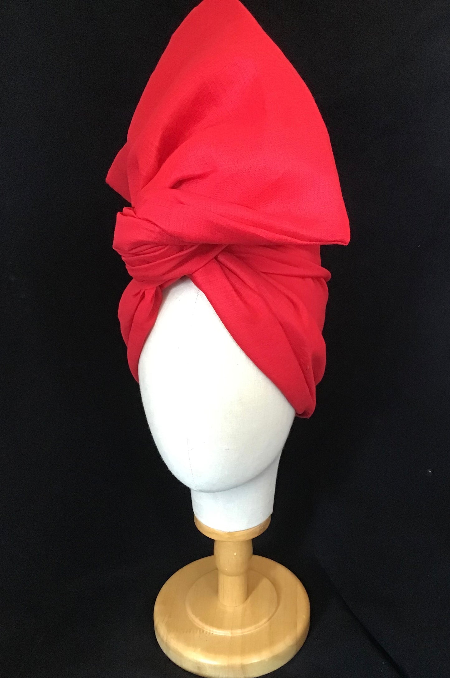 Linen Twisturban® in red